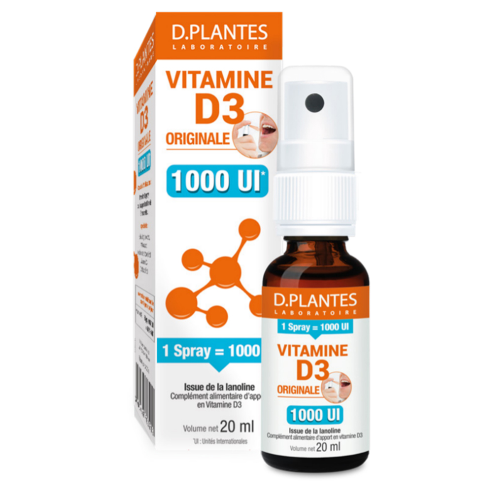 D. Plantes Vitamina D3 originale spray 1000 UI 20 ml