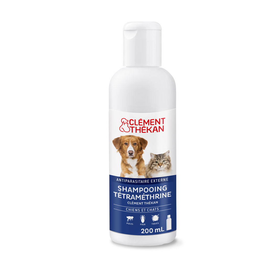 Clement-Thekan Tetrametrina Shampoo antiparassitario per cane e gatto 200 ml