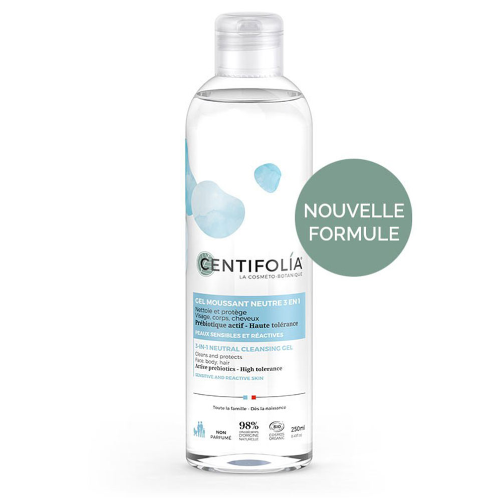 Centifolia Neutre Gel schiumogeno organico 3 in 1 250ml