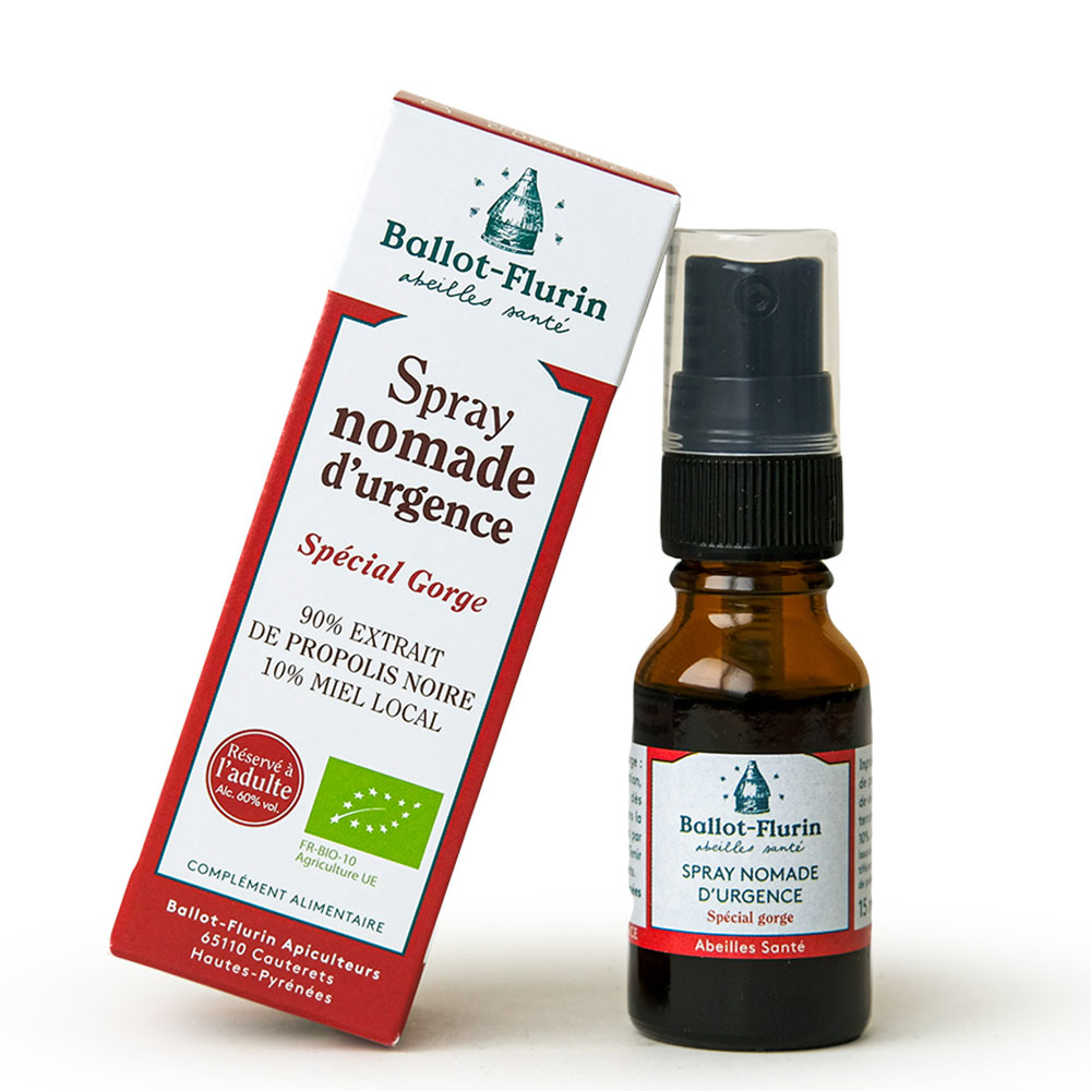 Ballot-Flurin Spray d'emergenza biologico per nomadi 15ml