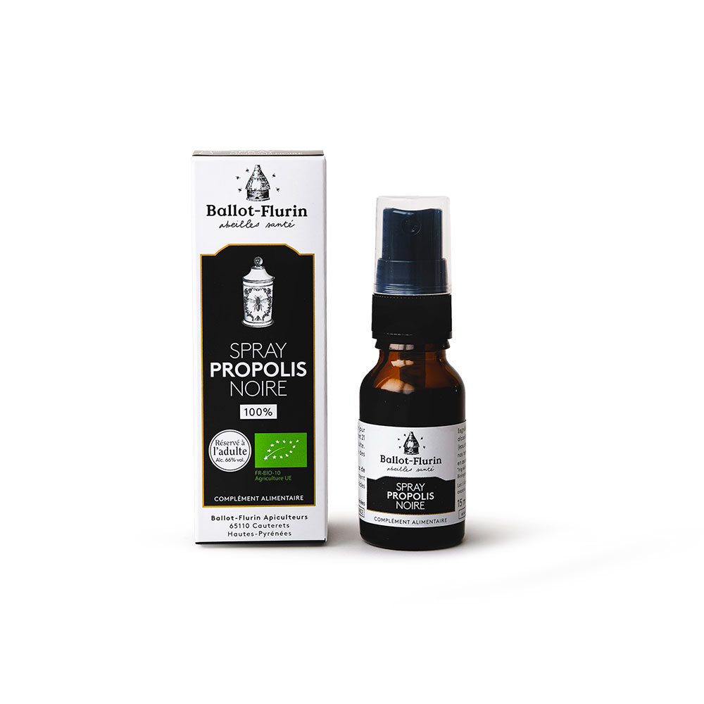 Ballot-Flurin Spray alla Propolis nera biologica 15ml