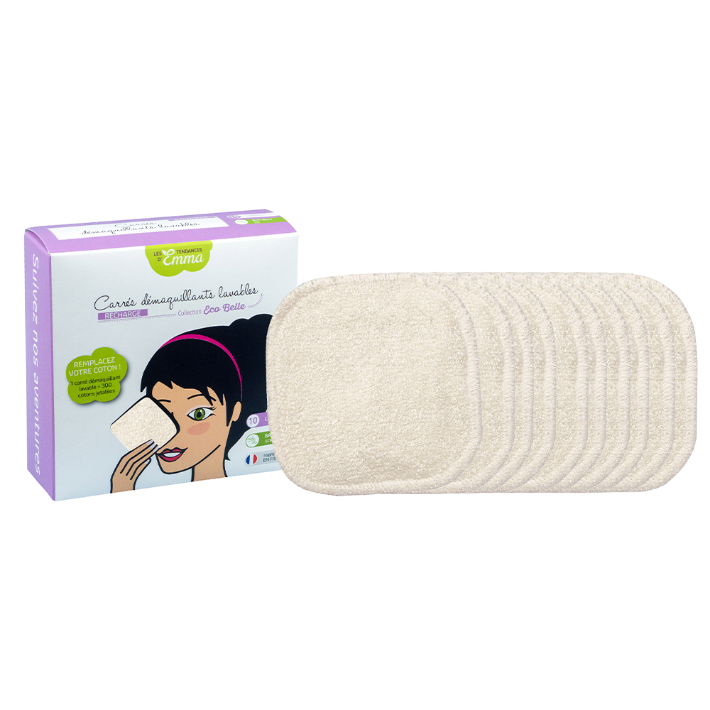 Les Tendances D'Emma Eco Belle Bastoncini detergenti in bambù ecrù x10