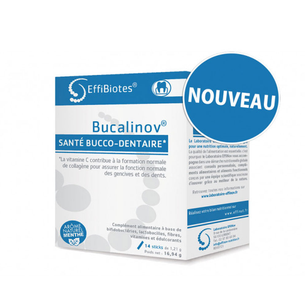 Effinov Nutrition Bucalinov Salute orale 14 bastoni