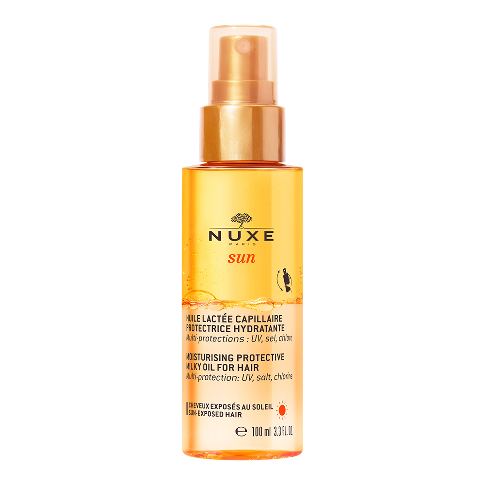 Nuxe Sun Olio latteo protettivo idratante per capelli 100 ml