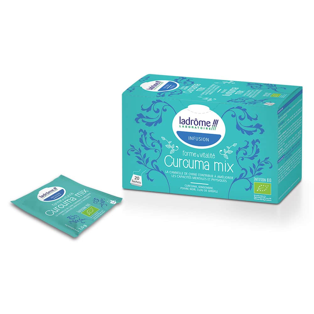 Ladrôme Mixa di curcuma biologico x20 bustine