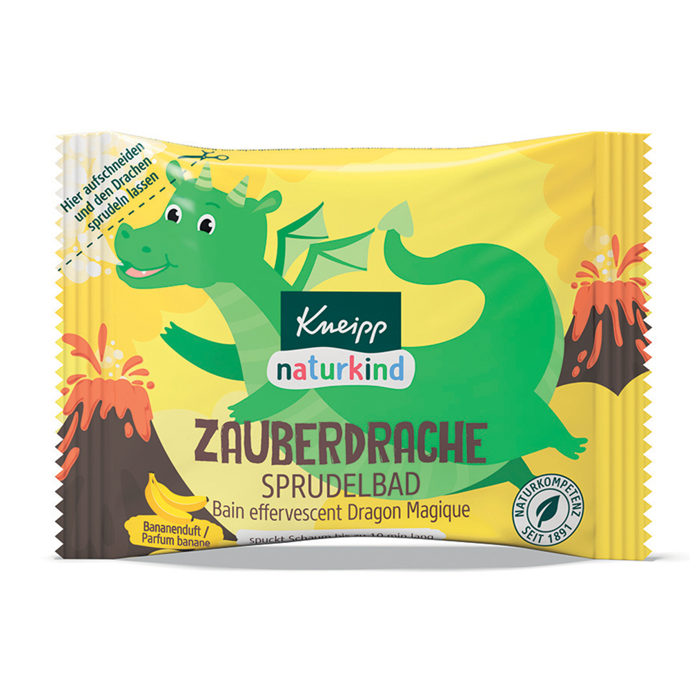 Kneipp Nature Kids Ciottolo da bagno del Drago Magico Banana 80g