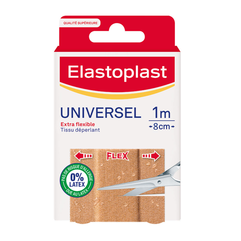 Elastoplast Universel 0% Latex Extra flessibile bende da tagliare 10 x 8 cm