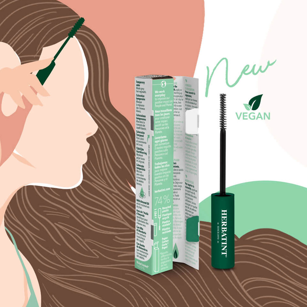 Herbatint Colorazione Mascara temporaneo per Hair Touch Up 10ml