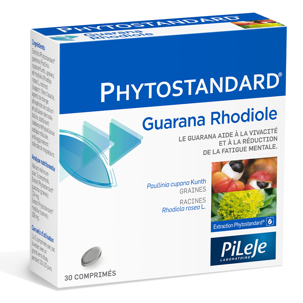 Pileje Phytostandard Guaranà e rodiola 30 compresse