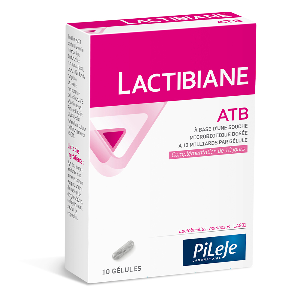 Pileje Lactibiane ATB flora intestinale 10 capsule