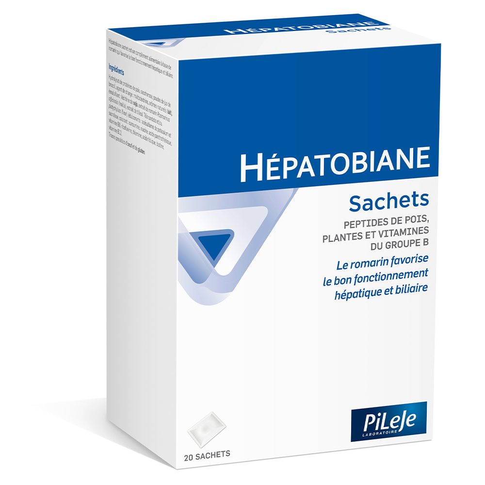 Pileje Hepatobiane Peptidi di pisello, piante e vitamine B 20 bustine