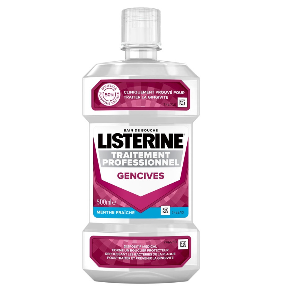 Listerine Bagno Trattamento professionale delle gengive Menta fresca 500 ml