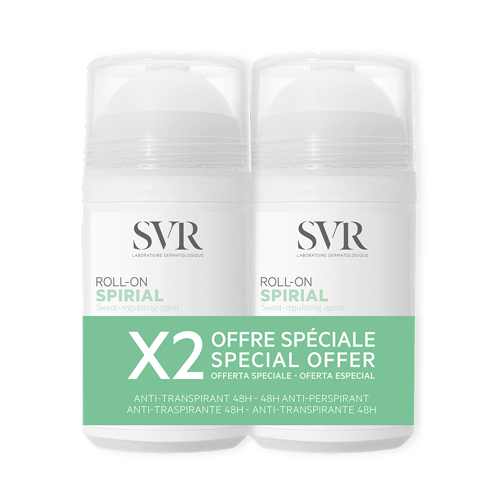 Svr Spirial Deodorante roll-on anti-traspirante intensa protezione 48h 2 x 50 ml