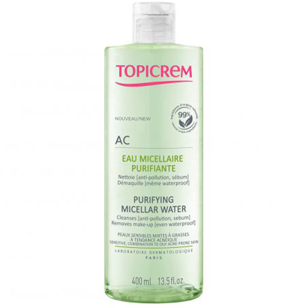 Topicrem Ac Pelle da Mista a Grassa Acqua Micellare Purificante 400ml