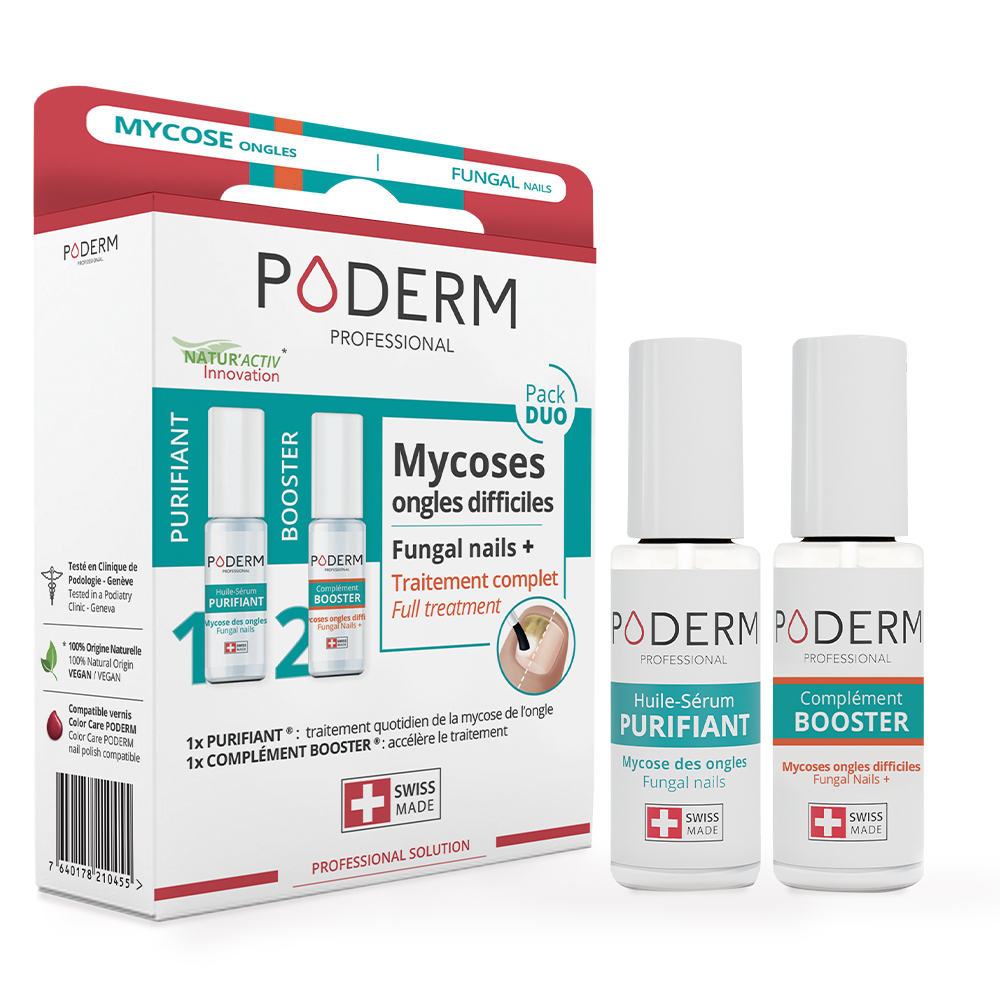 Poderm Impacco duo per infezioni fungine e unghie difficili 2x8 ml