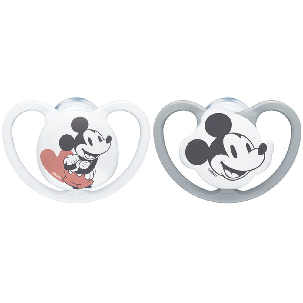 Nuk Space Ciucci fisiologici Disney per bambini da 18 a 36 mesi 2 x