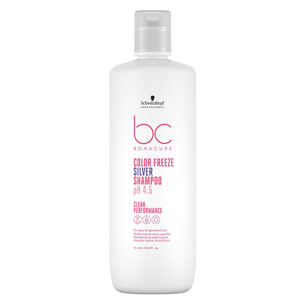 Schwarzkopf Professional PH 4.5 Color Freeze Shampoo BC Bonacure Capelli bianchi e schiariti 1000 ml