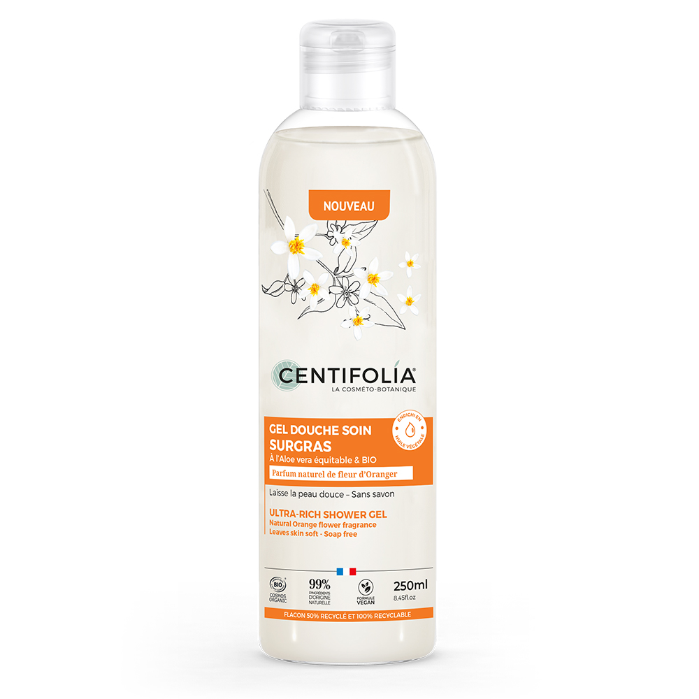 Centifolia gel doccia superfluido al profumo di Fiori d'Arancio 250ml