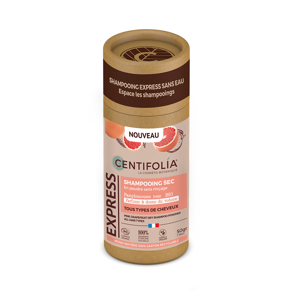 Centifolia Shampoo secco alla polvere di pompelmo rosa 50g