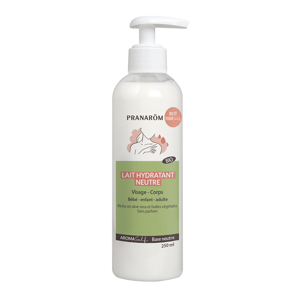 Pranarôm Aromaself Latte idratante neutro Bio Viso, Corpo, Mani 250ml
