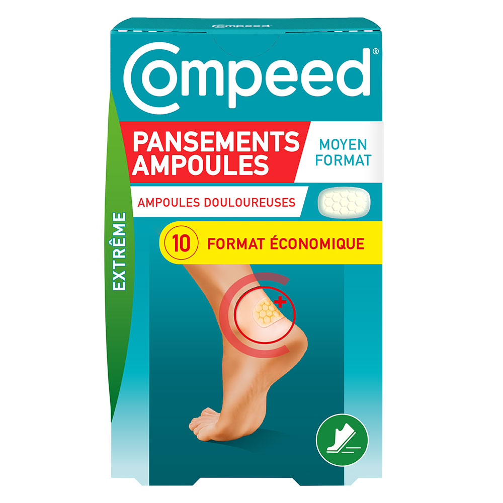 Compeed Medicazioni per vesciche estreme Medio formato x10