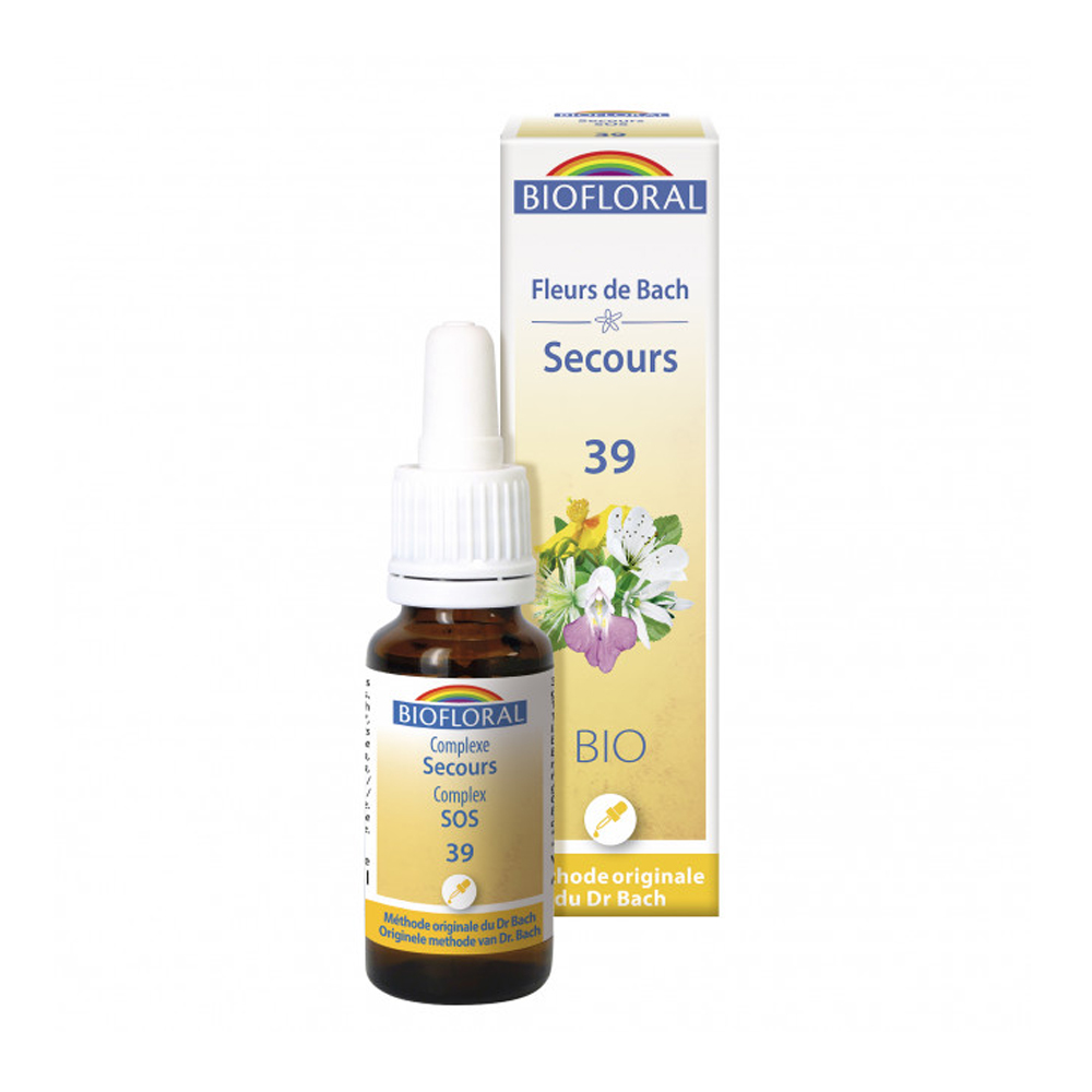 Biofloral N. 39 Rimedio ai fiori di Bach organico Demeter 25ml