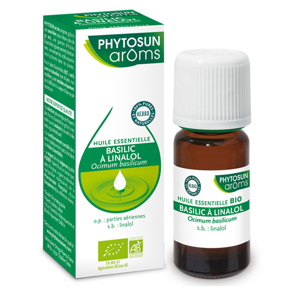 Phytosun Aroms Olio essenziale di basilico linalolo Bio 5ml