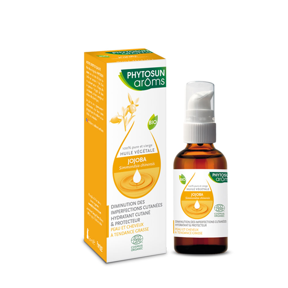 Phytosun Aroms Olio di Jojoba vegetale biologico Capelli e pelle grassa 50ml