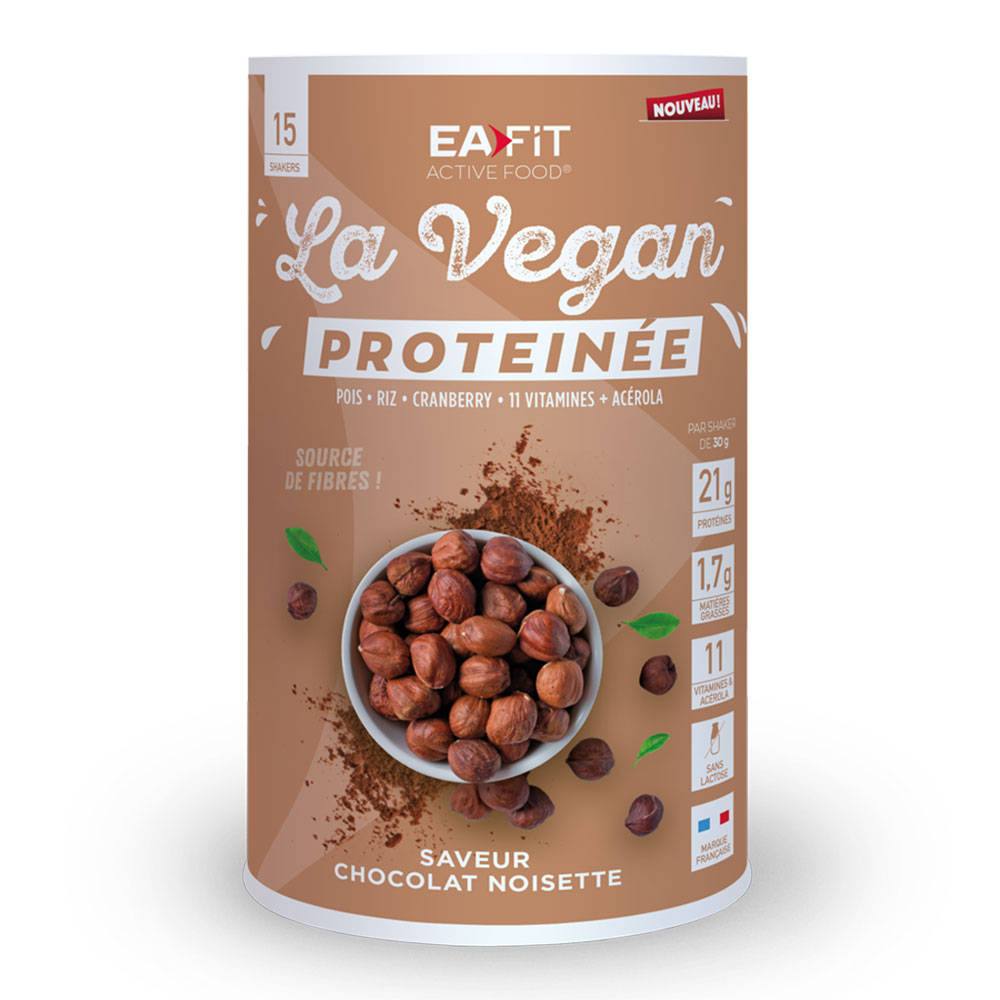Eafit Proteine vegane Savoir Chocolat Noisette 15 agitatori