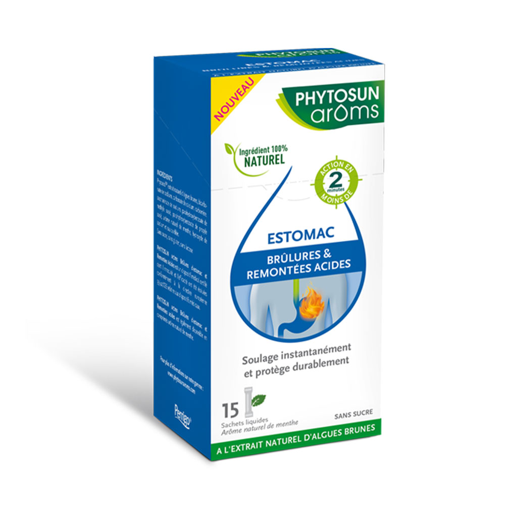 Phytosun Aroms Bruciore di stomaco e reflusso acido aroma naturale menta x15 bustine