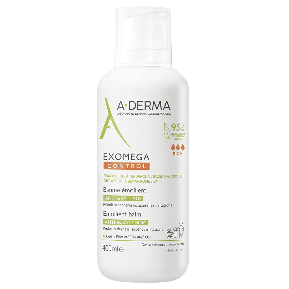 A-Derma Exomega Control Balsamo emolliente e pelle atopica 400 ml