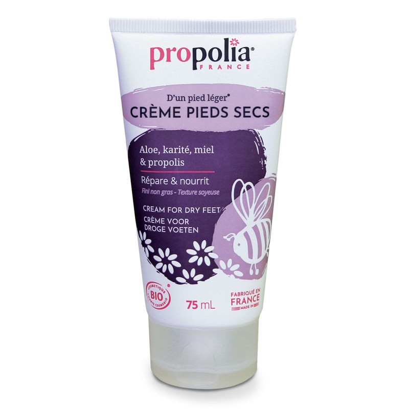 Propolia Crema per piedi secchi biologica D'un Pied Leger 75 ml