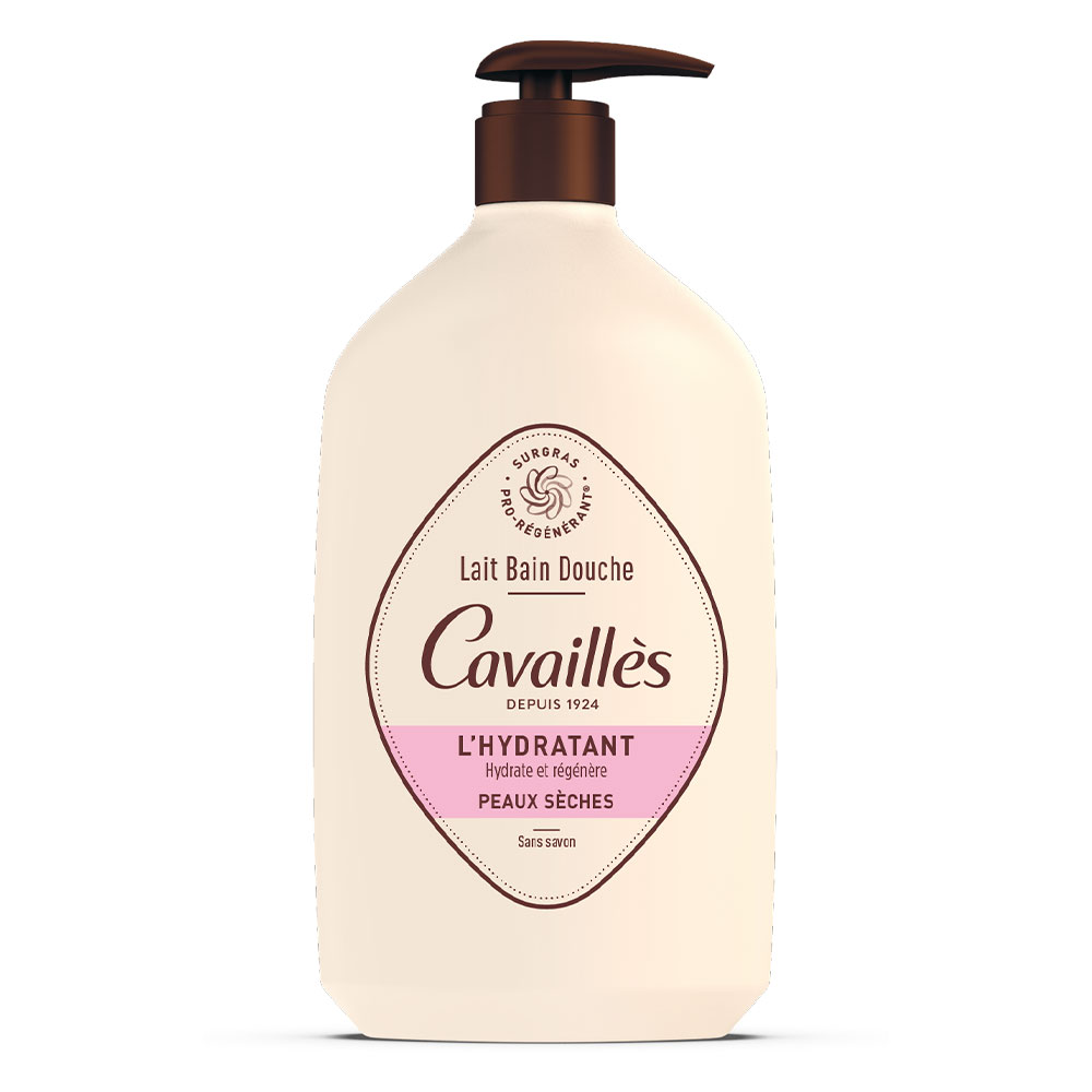 Cavaillès Latte idratante per Bagno e Doccia Pelle secca 1L