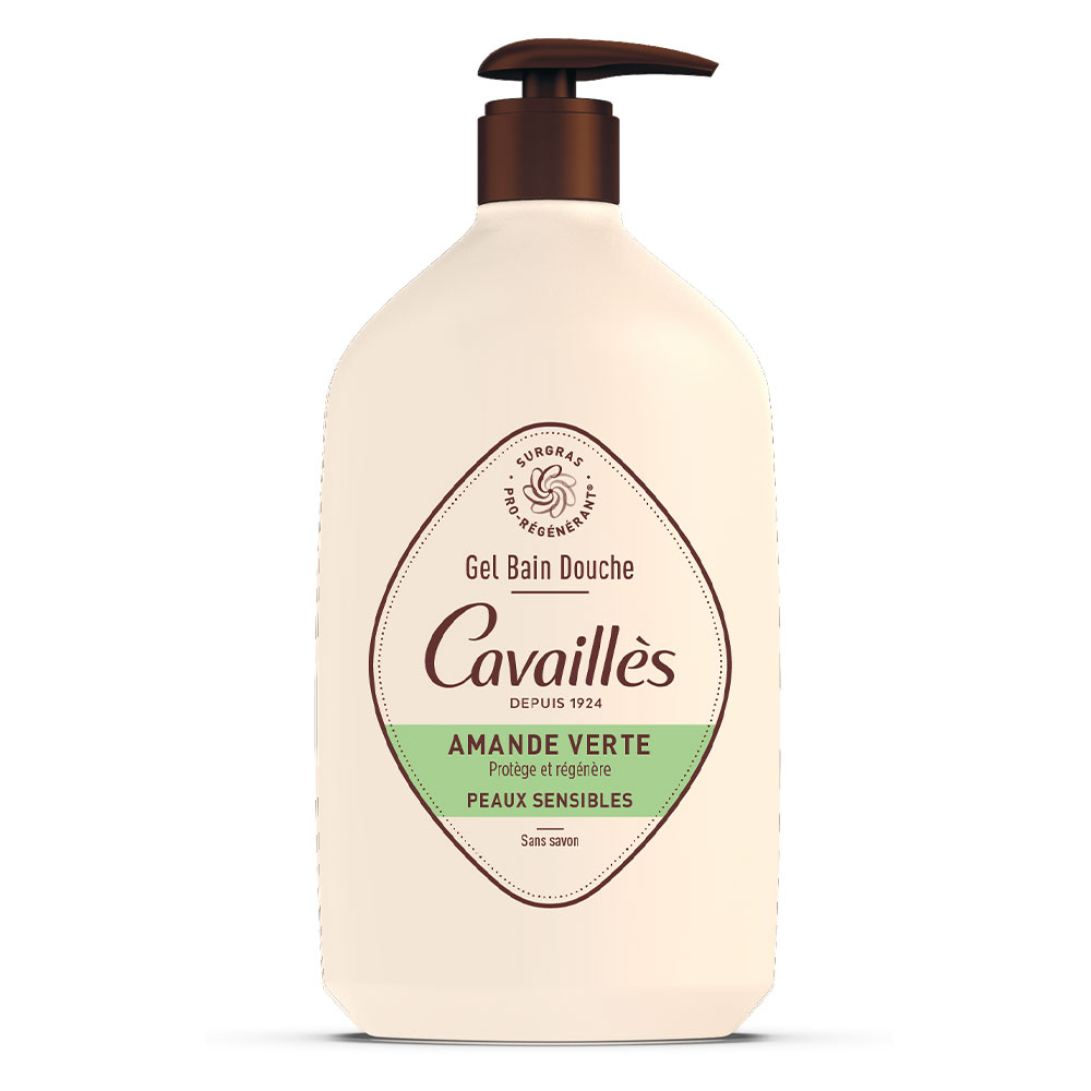Cavaillès Gel Detergente Bagno-Doccia Mandorla verde 1L
