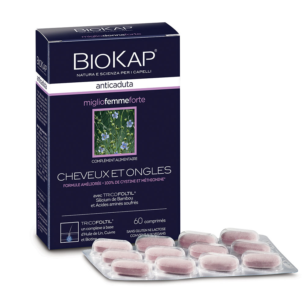 Biokap Anticaduta Trattamento capelli donna 60 capsule anticaduta
