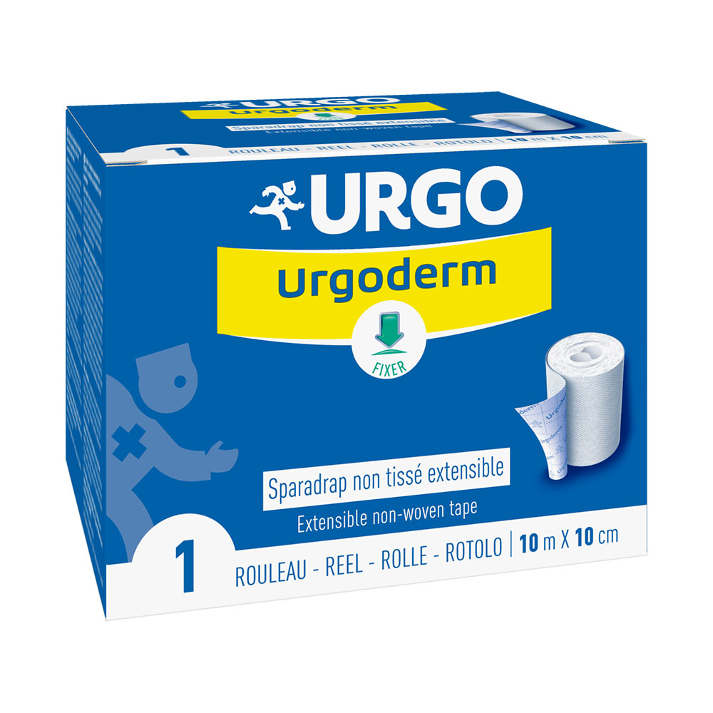 Urgo Urgoderm Cerotto adesivo in rotolo Urgoderm non tessuto estensibile 10 m x 10 cm 1 rotolo