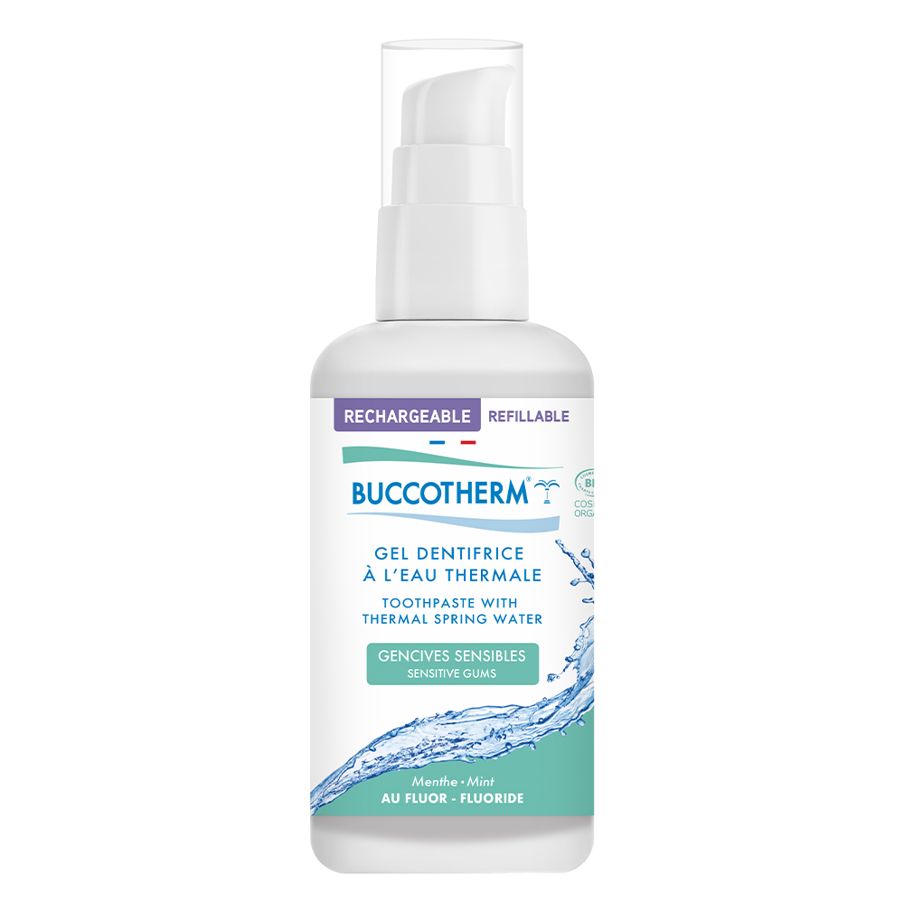Buccotherm Dentifricio Gel ricaricabile Bio Gengive sensibili 100ml