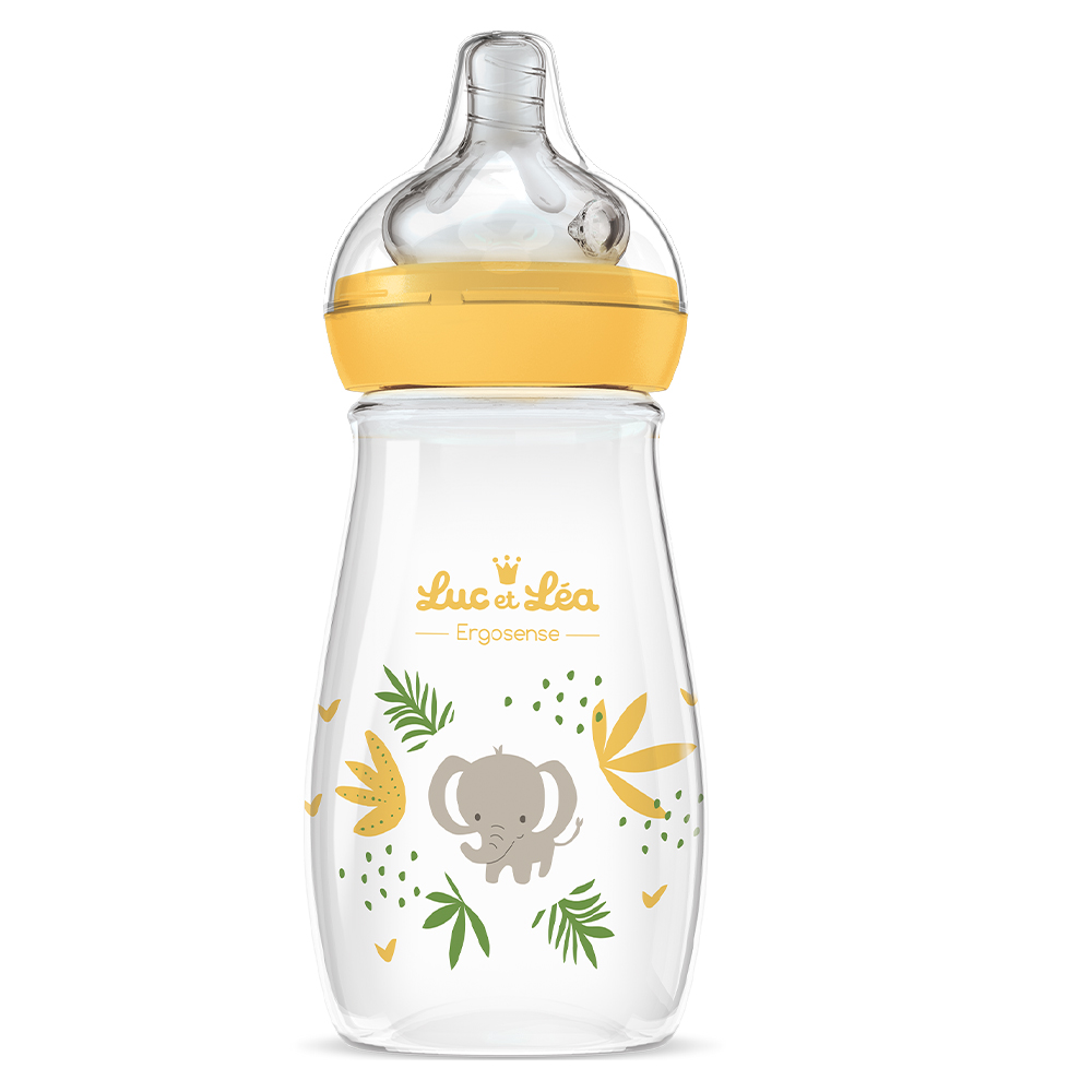 Luc Et Lea Ergosense Biberon di plastica Savane 2 mesi e oltre 270 ml