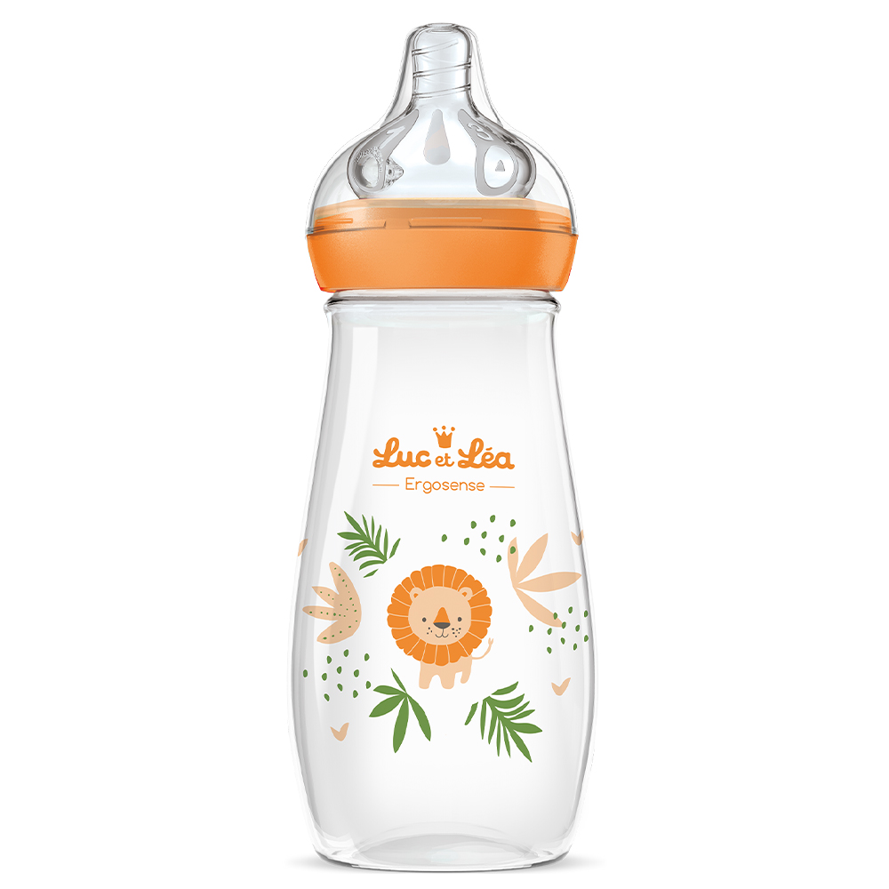 Luc Et Lea Ergosense Biberon di plastica Savannah a partire da 4 mesi 330ml