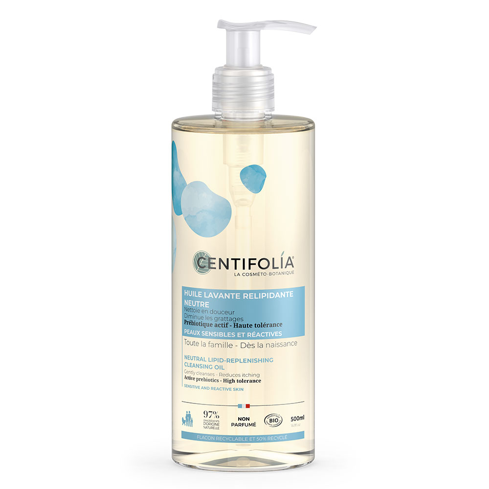 Centifolia Neutre Olio detergente liporestitutivo Bio 500ml