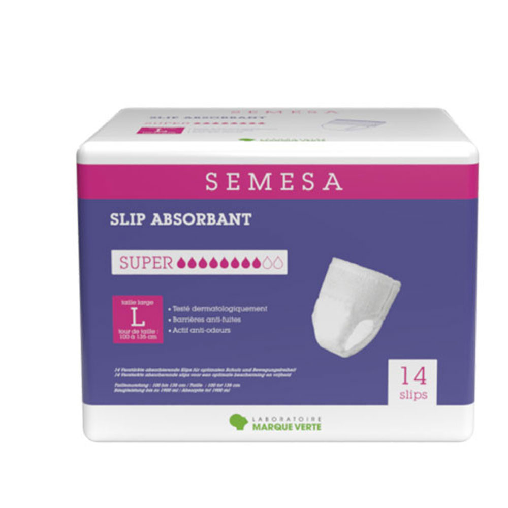 Marque Verte Semesa Slip super assorbenti taglia L x14