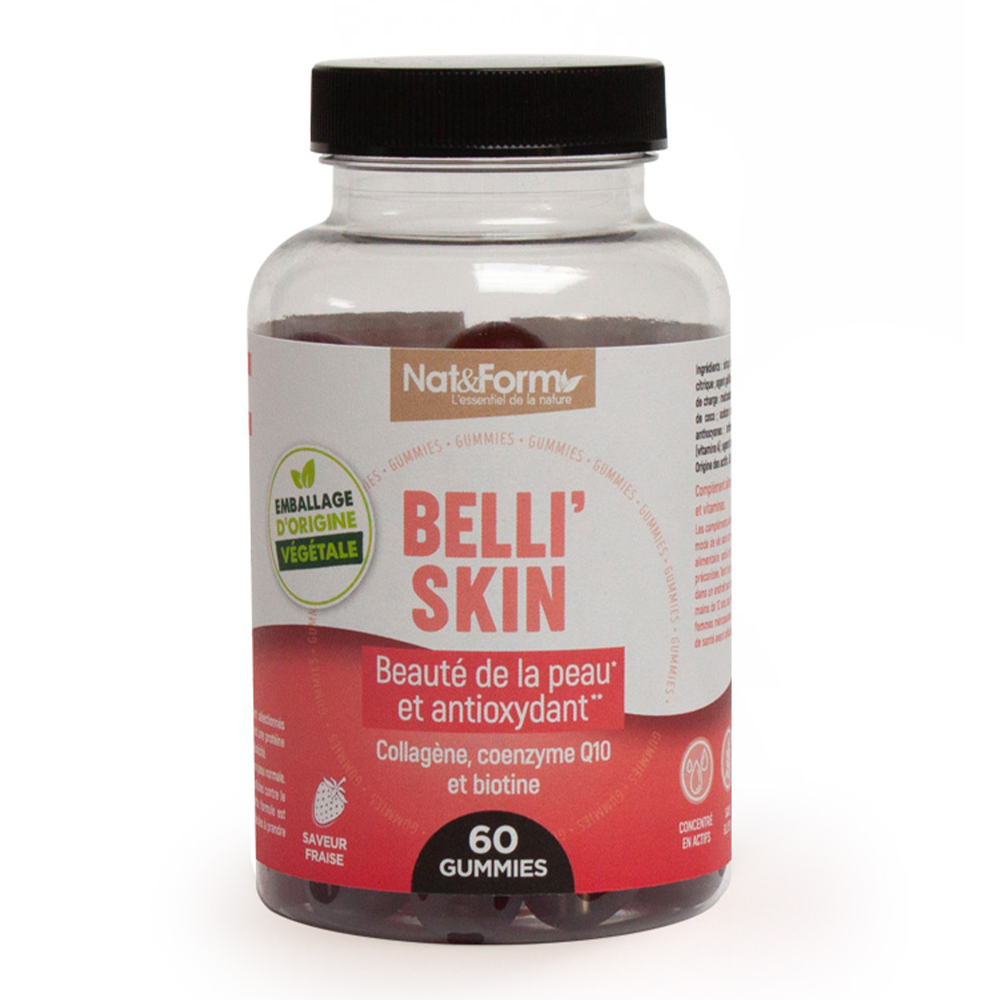 Nat&Form Activ Belliskin Gusto Fragola 60 Gomme