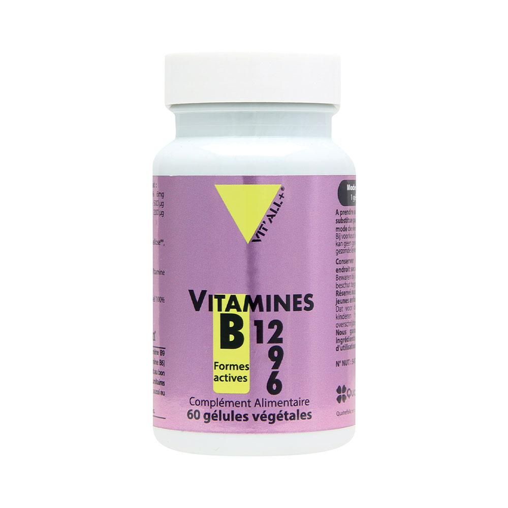 Vit'All+ Vitamine B12 9 6 forma attiva 60 capsule