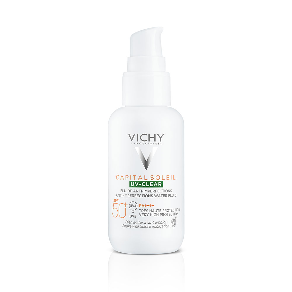 Vichy Capital Soleil Fluido anti-imperfezioni SPF50+ Uv-Clear 40 ml