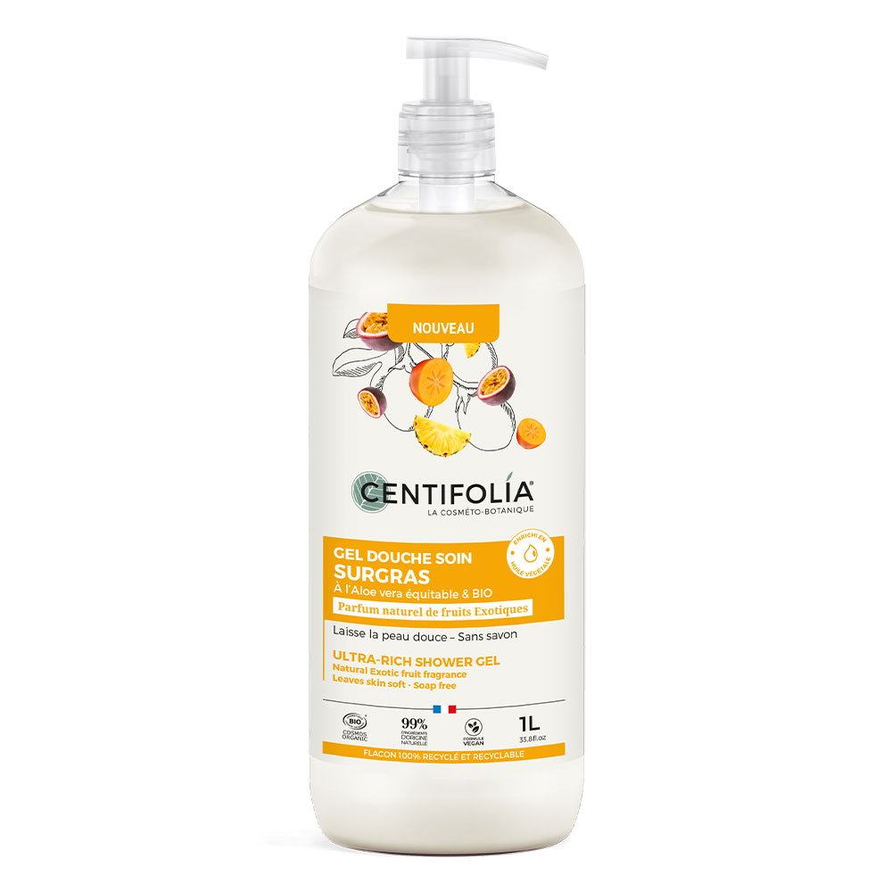 Centifolia Gel Doccia ai Frutti Esotici Biologici Surgras 1l