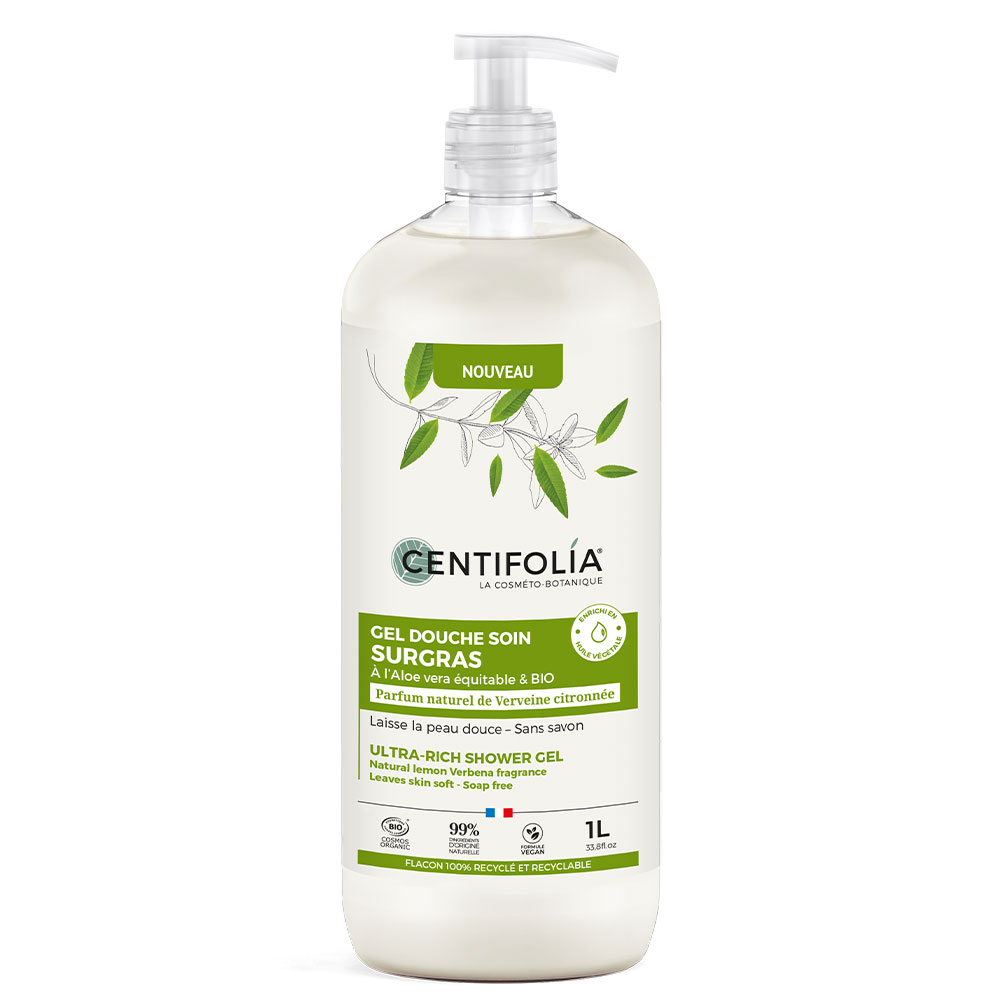Centifolia Gel doccia supergrasso al limone Verbena Bio 1l