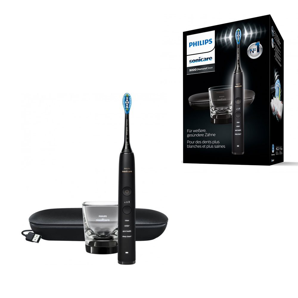 Philips Sonicare Spazzolino elettrico Diamond Clean 9000 HX9911/09 NERO