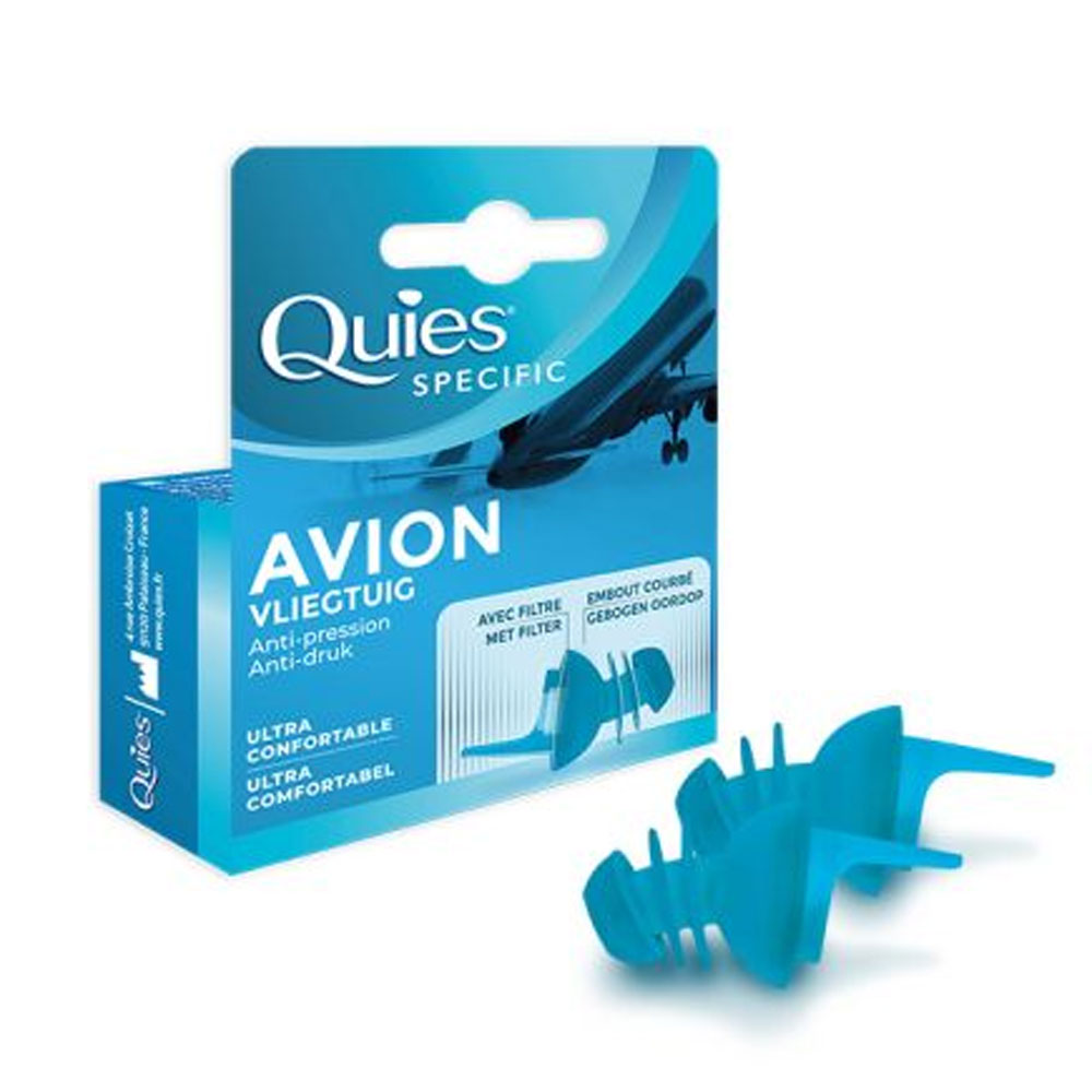 Quies Protezione uditiva per aereo adulti 1 coppia