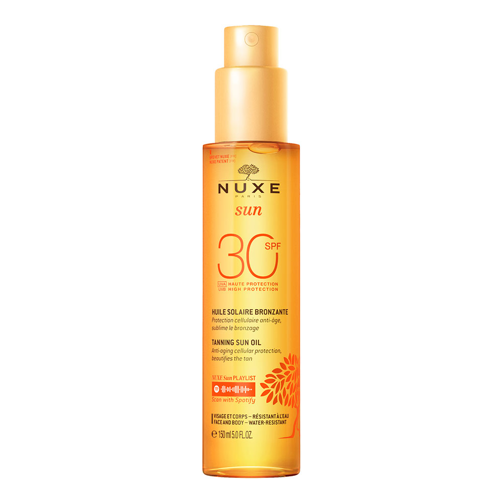 Nuxe Sun Olio abbronzante viso e corpo alta protezione SPF30 150 ml