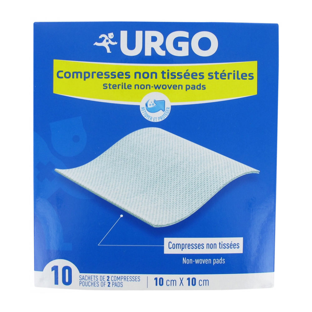 Urgo Compresse sterili in tessuto non tessuto 10 x 10 cm x 10